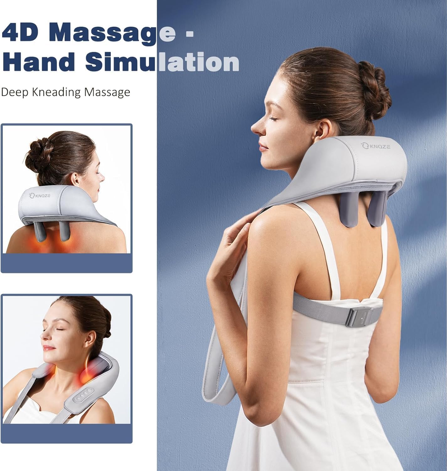 RelaxPro™ Neck Back Massager with 6-month warranty