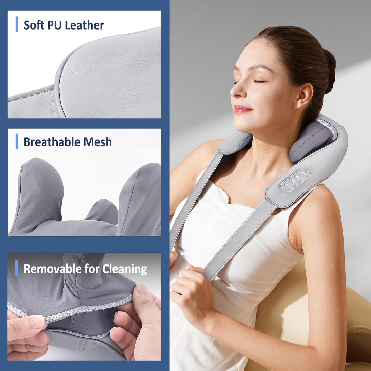 RelaxPro™ Neck Back Massager with 6-month warranty