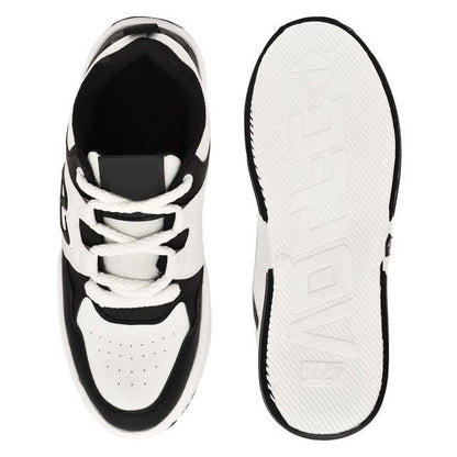 Men's Color Block Lace Up Casual Shoes