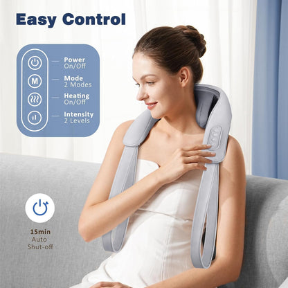 RelaxPro™ Neck Back Massager with 6-month warranty